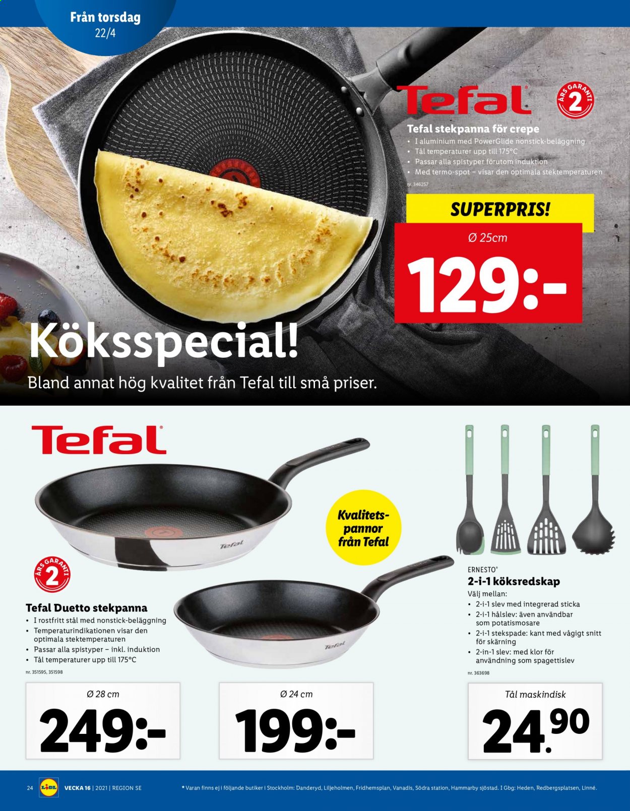 Lidl reklamblad - 19/4 2021 - 25/4 2021. Sida 24
