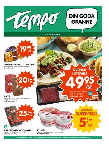 Tempo reklamblad - 12/4 2021 - 18/4 2021.