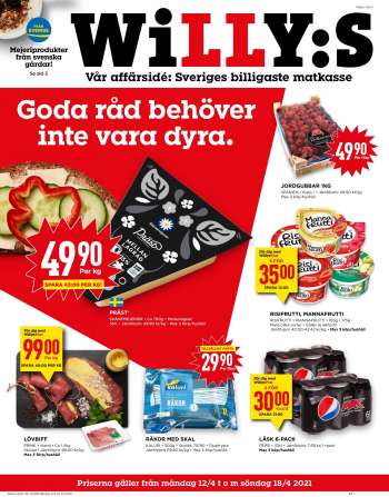 Willys reklamblad - 12/4 2021 - 18/4 2021.
