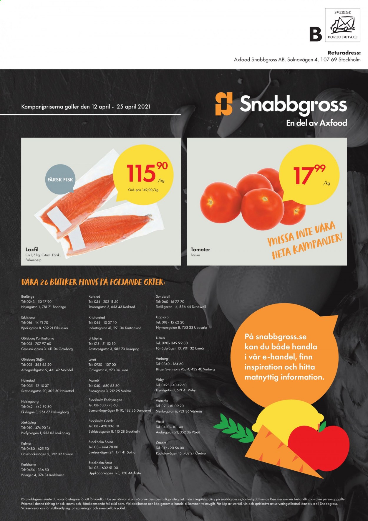 Snabbgross reklamblad - 12/4 2021 - 25/4 2021. Sida 12
