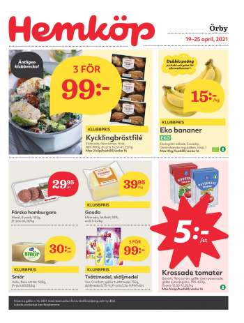 Hemköp reklamblad - 19/4 2021 - 25/4 2021.