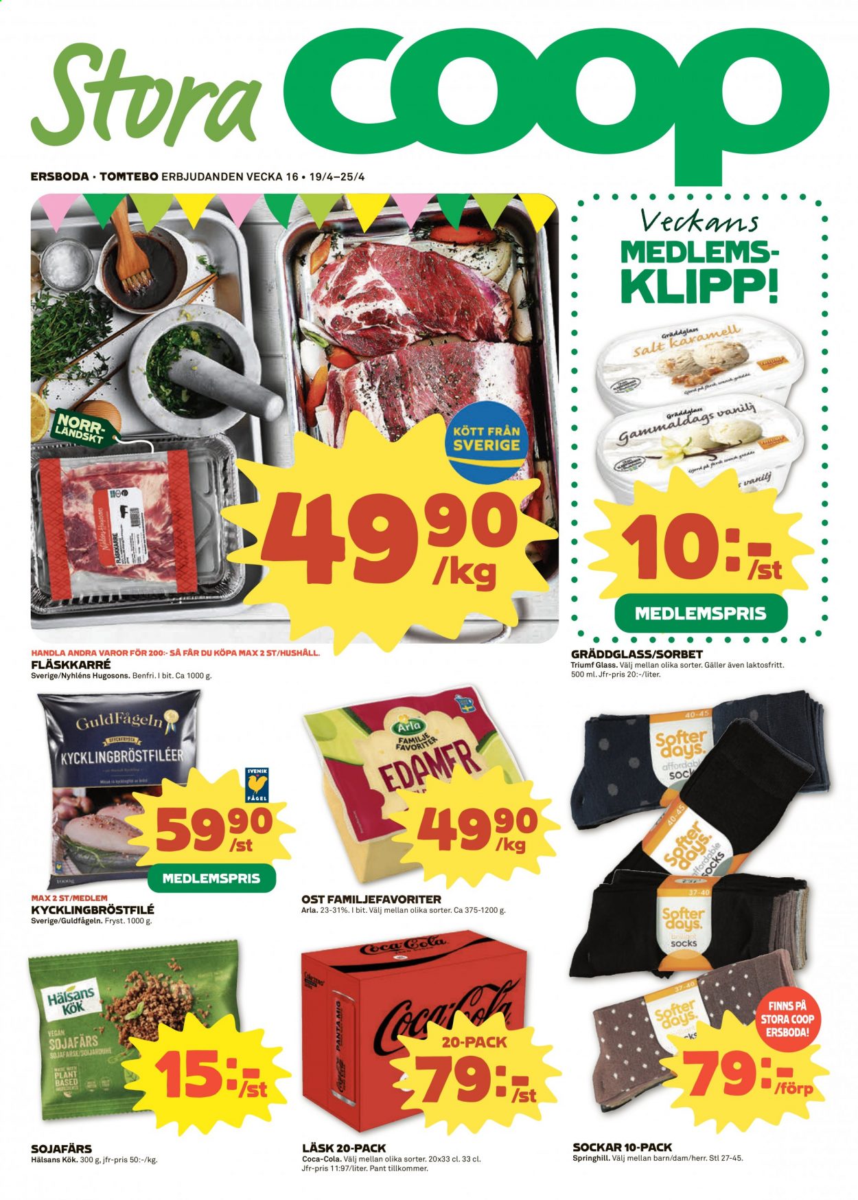 Coop reklamblad - 19/4 2021 - 25/4 2021. Sida 1