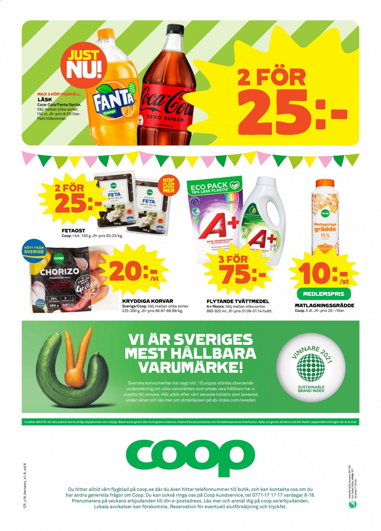 Coop reklamblad - 19/4 2021 - 25/4 2021. Sida 8