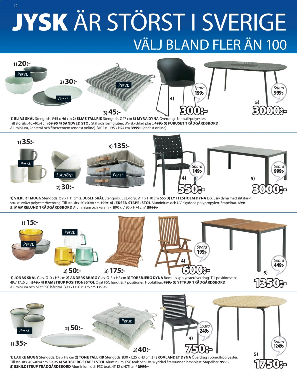 JYSK reklamblad - 25/4 2021 - 8/5 2021. Sida 12