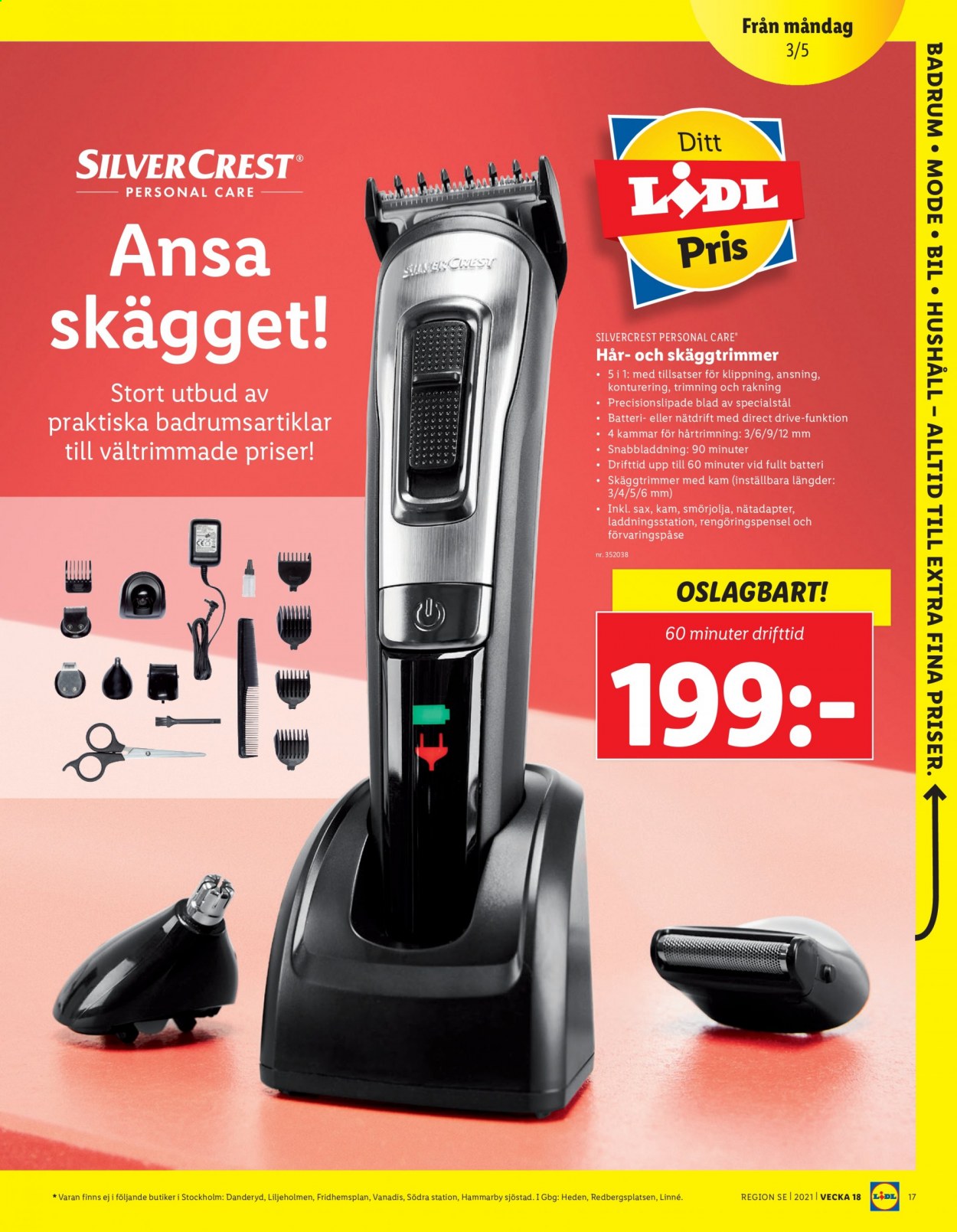 Lidl reklamblad - 3/5 2021 - 9/5 2021. Sida 17
