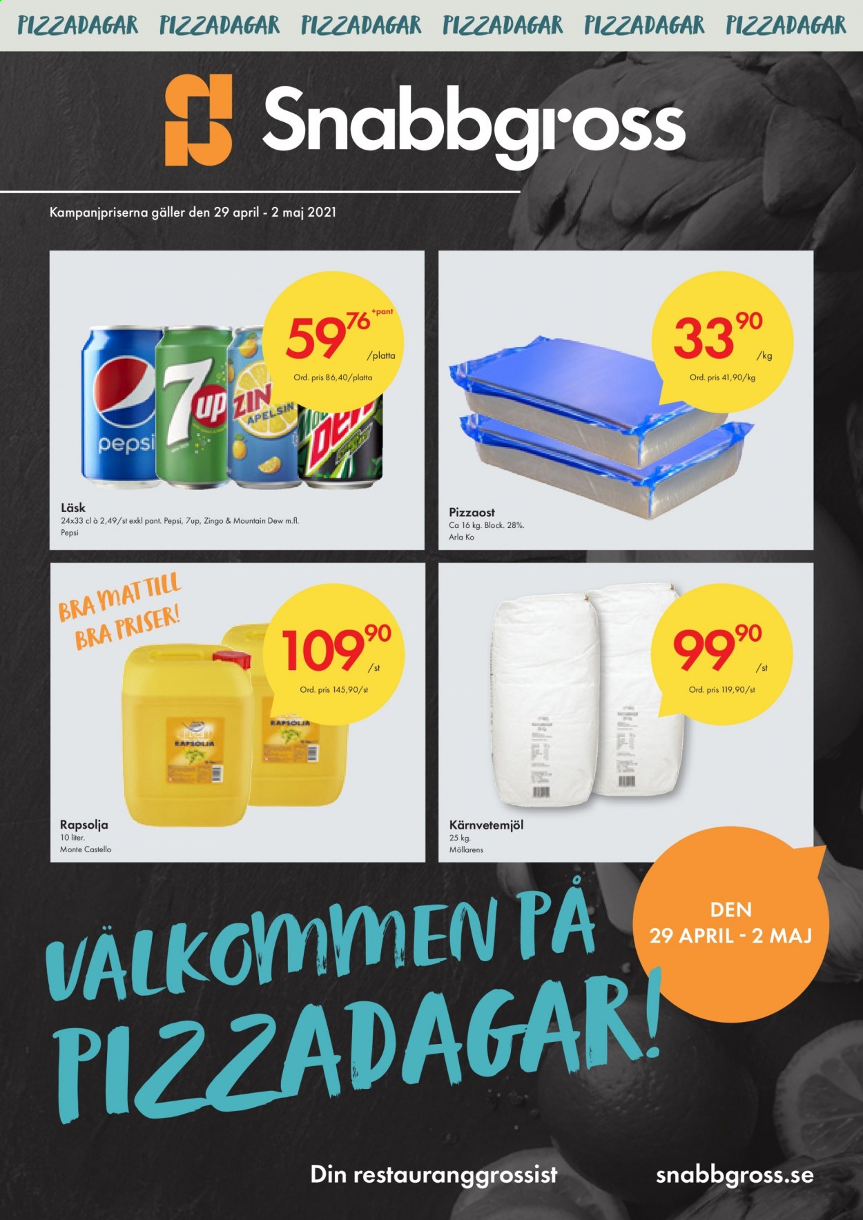 Snabbgross reklamblad - 29/4 2021 - 2/5 2021. Sida 1