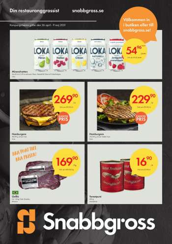 Axfood Snabbgross reklamblad - 26/4 2021 - 9/5 2021.