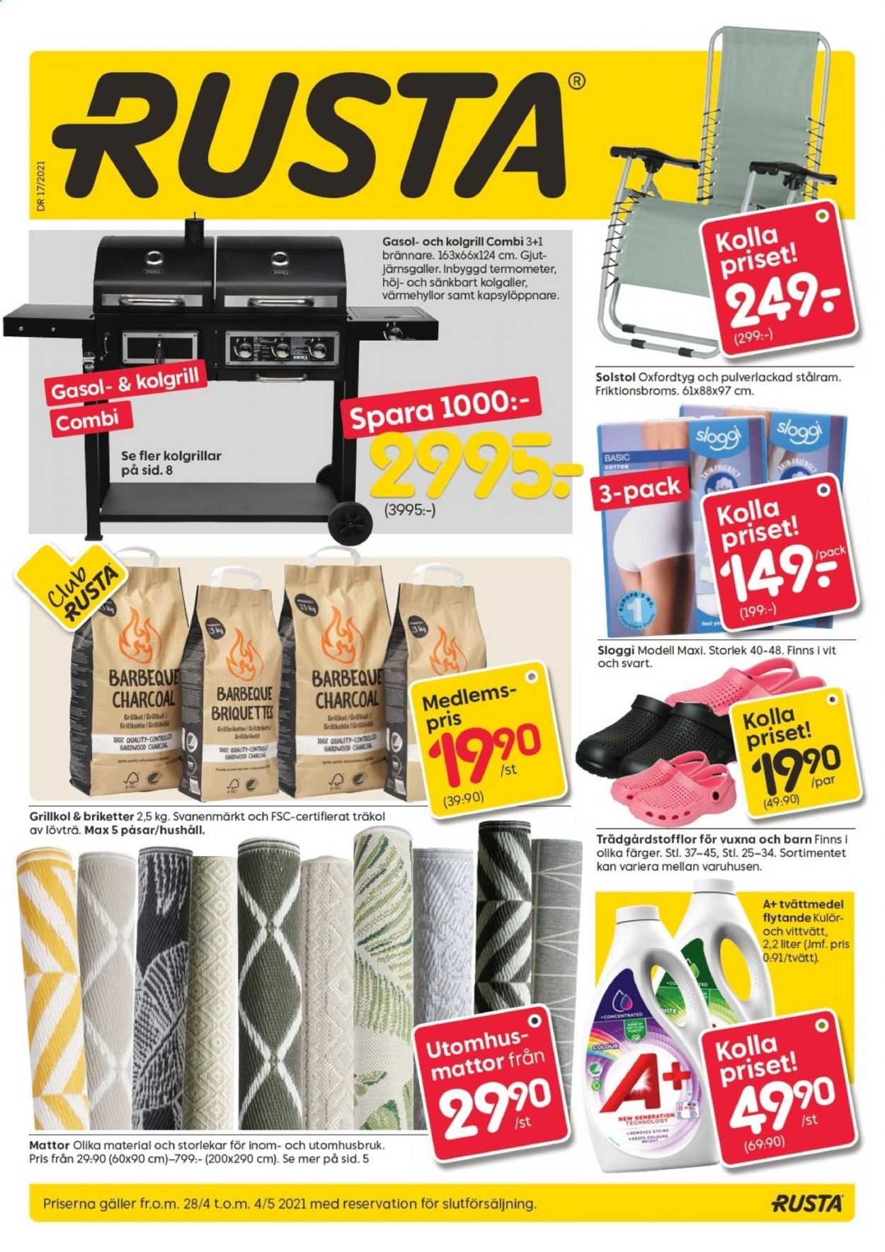 Rusta reklamblad - 28/4 2021 - 4/5 2021. Sida 1