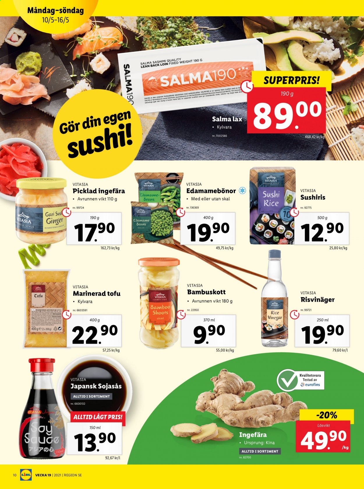 Lidl reklamblad - 10/5 2021 - 16/5 2021. Sida 10