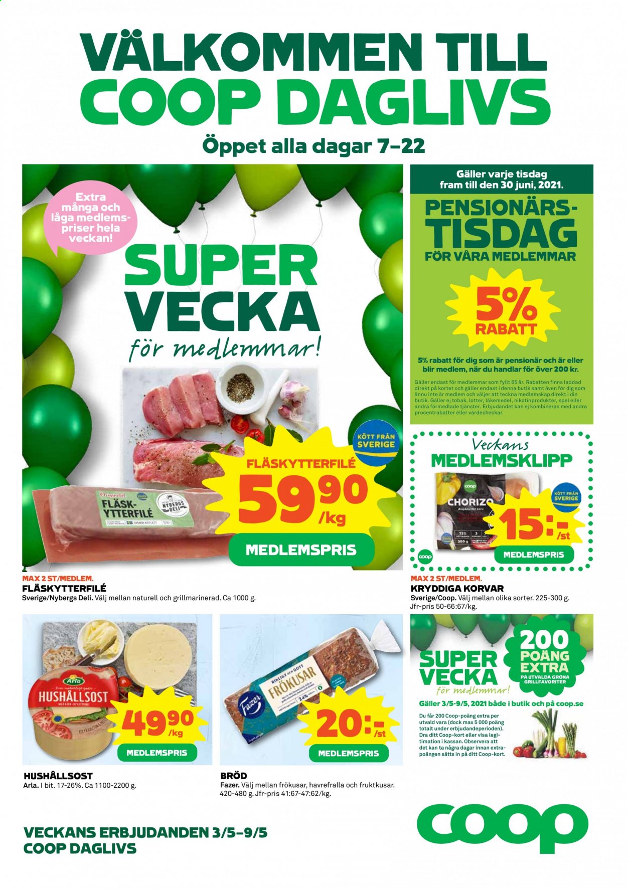 Coop reklamblad - 3/5 2021 - 9/5 2021. Sida 1