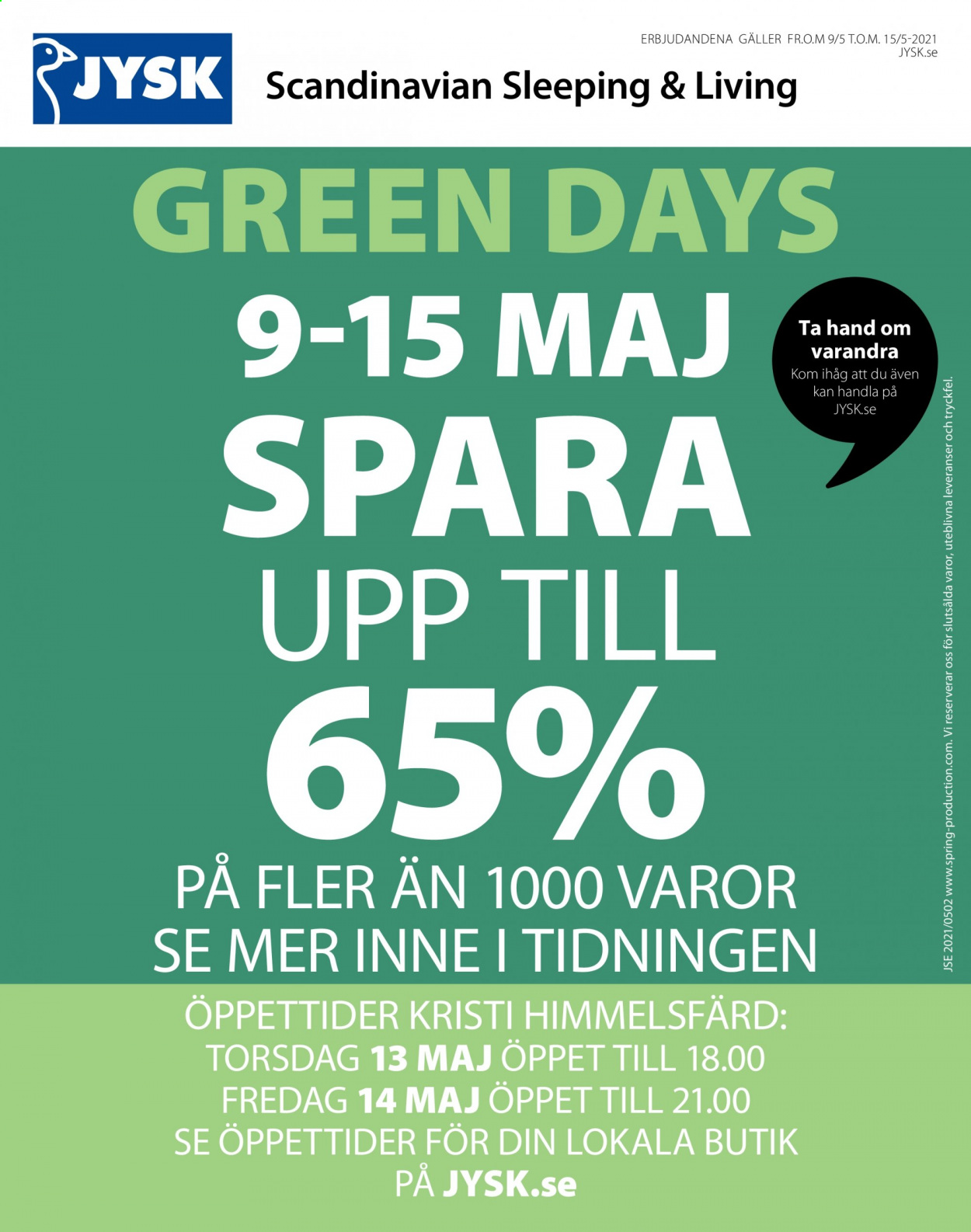 JYSK reklamblad - 9/5 2021 - 22/5 2021. Sida 24