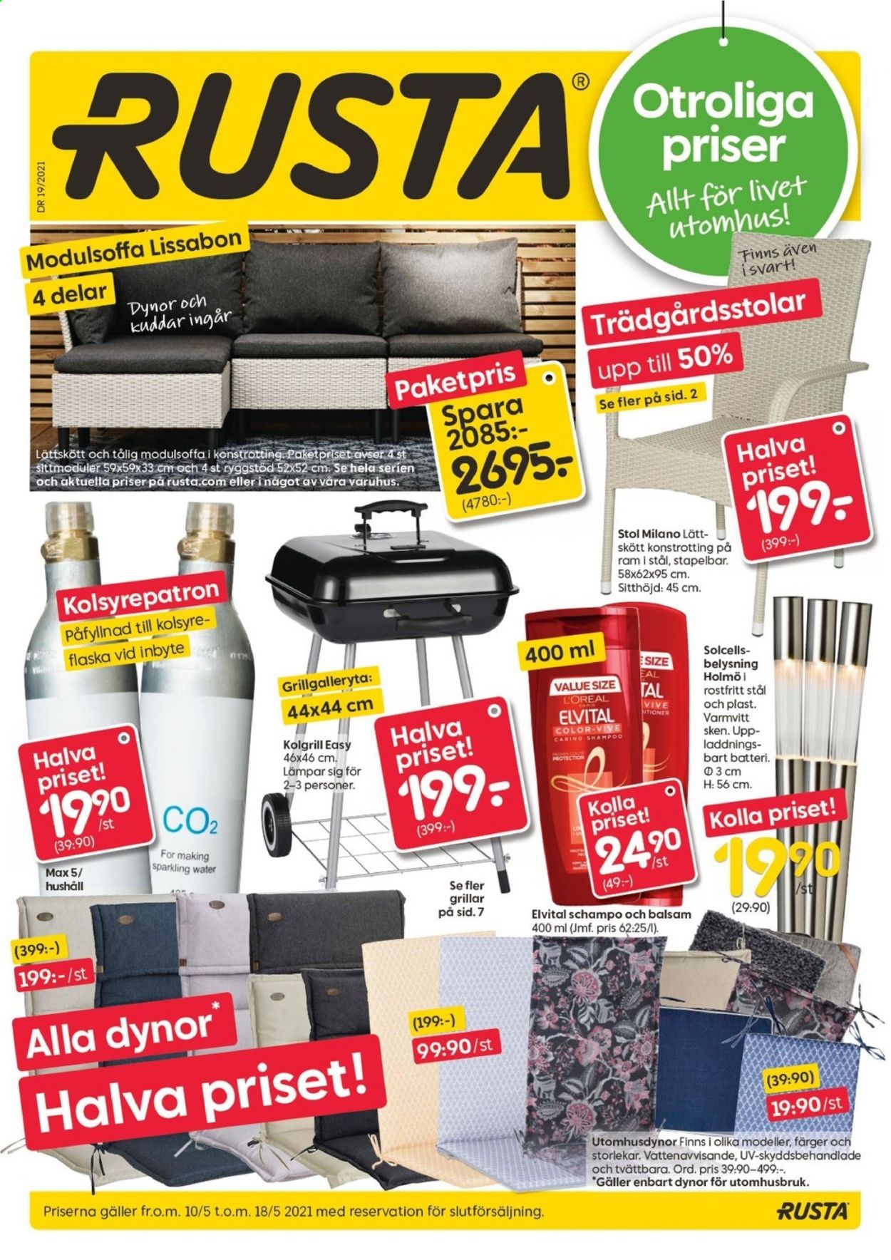 Rusta reklamblad - 10/5 2021 - 18/5 2021. Sida 1