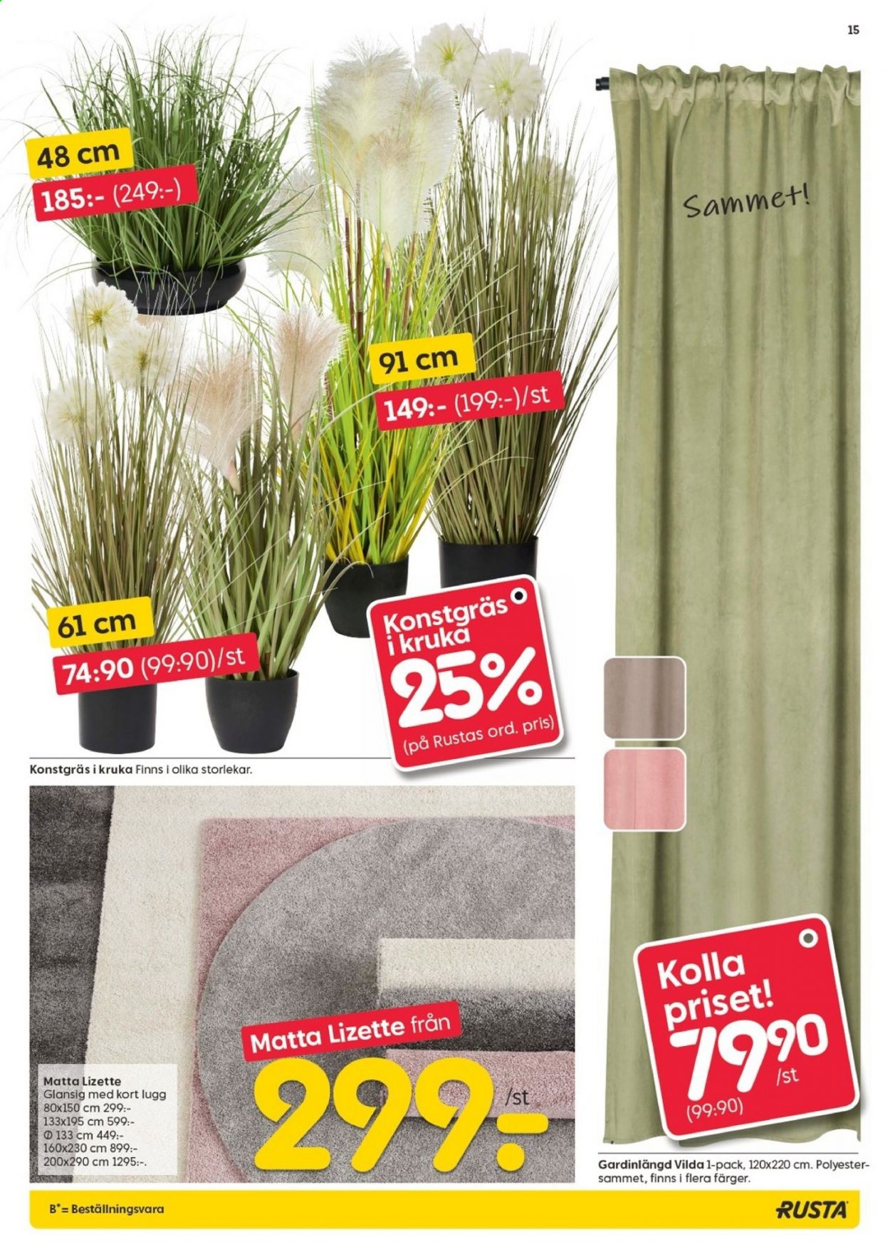 Rusta reklamblad - 10/5 2021 - 18/5 2021. Sida 15