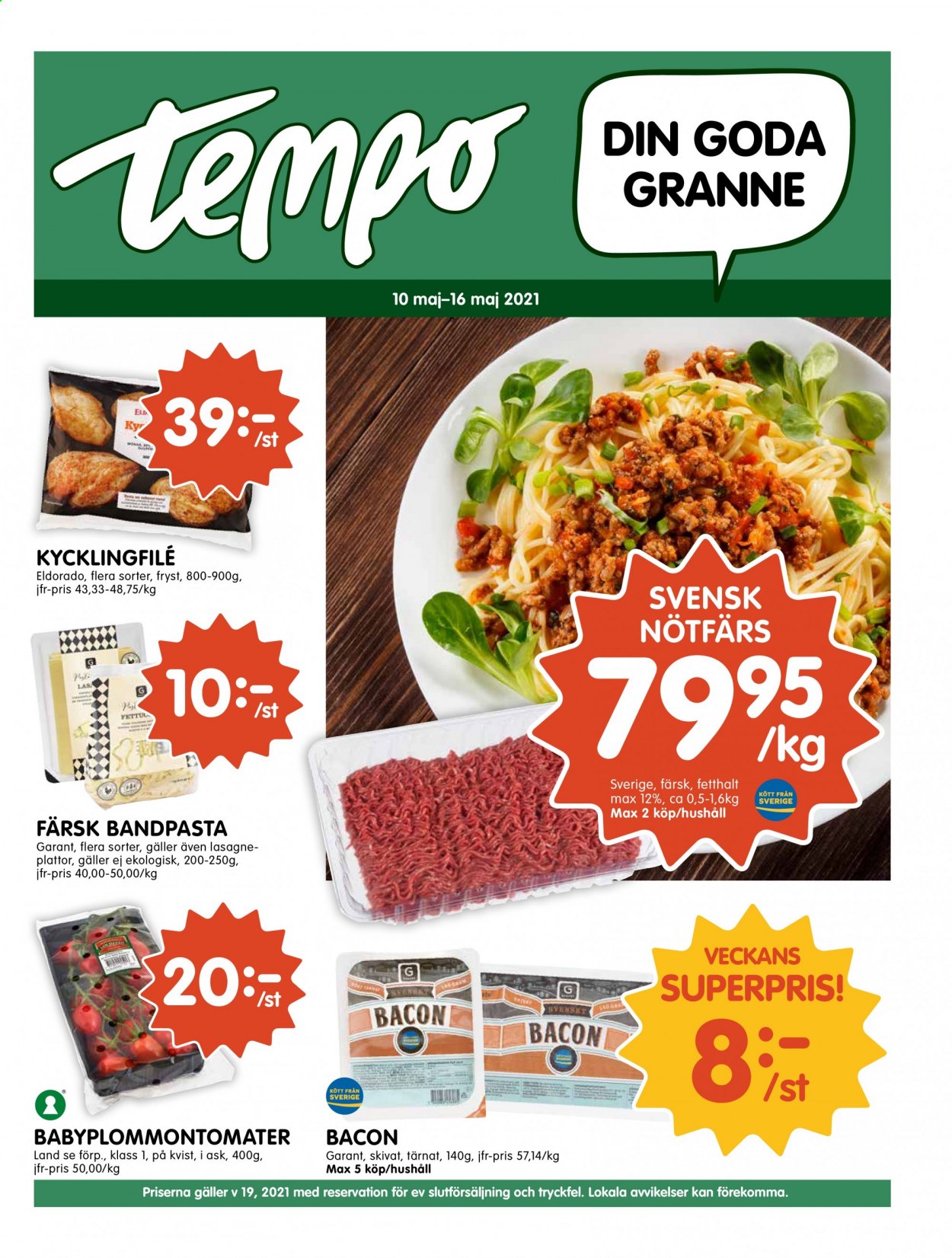 Tempo reklamblad - 10/5 2021 - 16/5 2021. Sida 1
