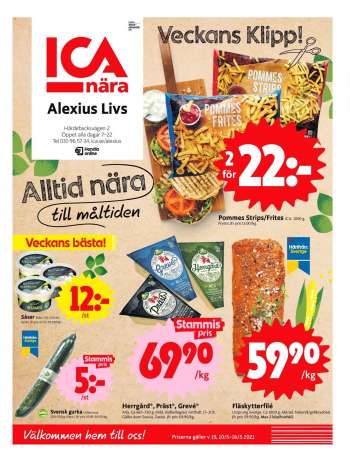 ICA reklamblad - 10/5 2021 - 16/5 2021.
