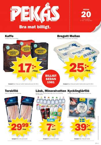 Pekås reklamblad - 17/5 2021 - 23/5 2021.