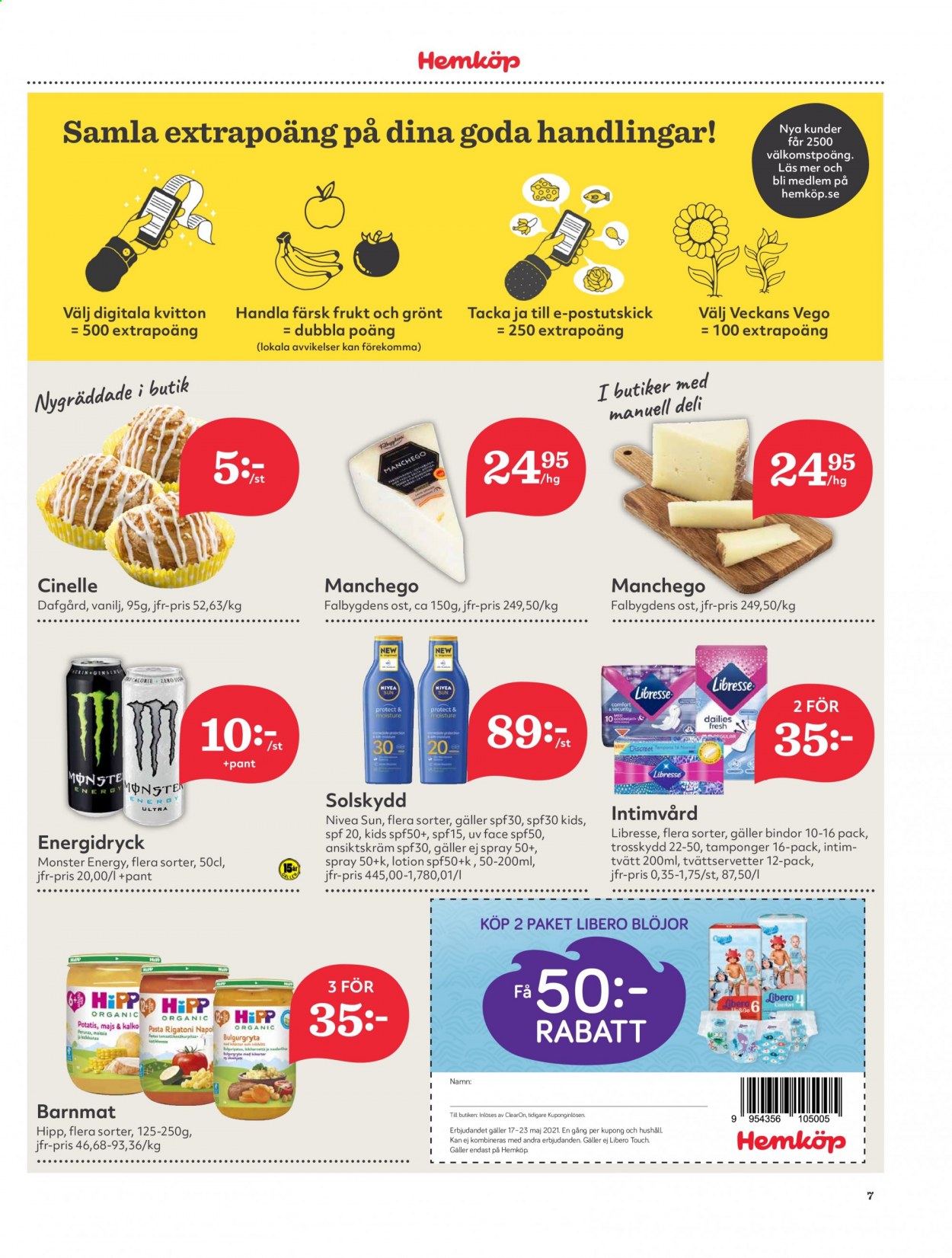 Hemköp reklamblad - 17/5 2021 - 23/5 2021. Sida 7