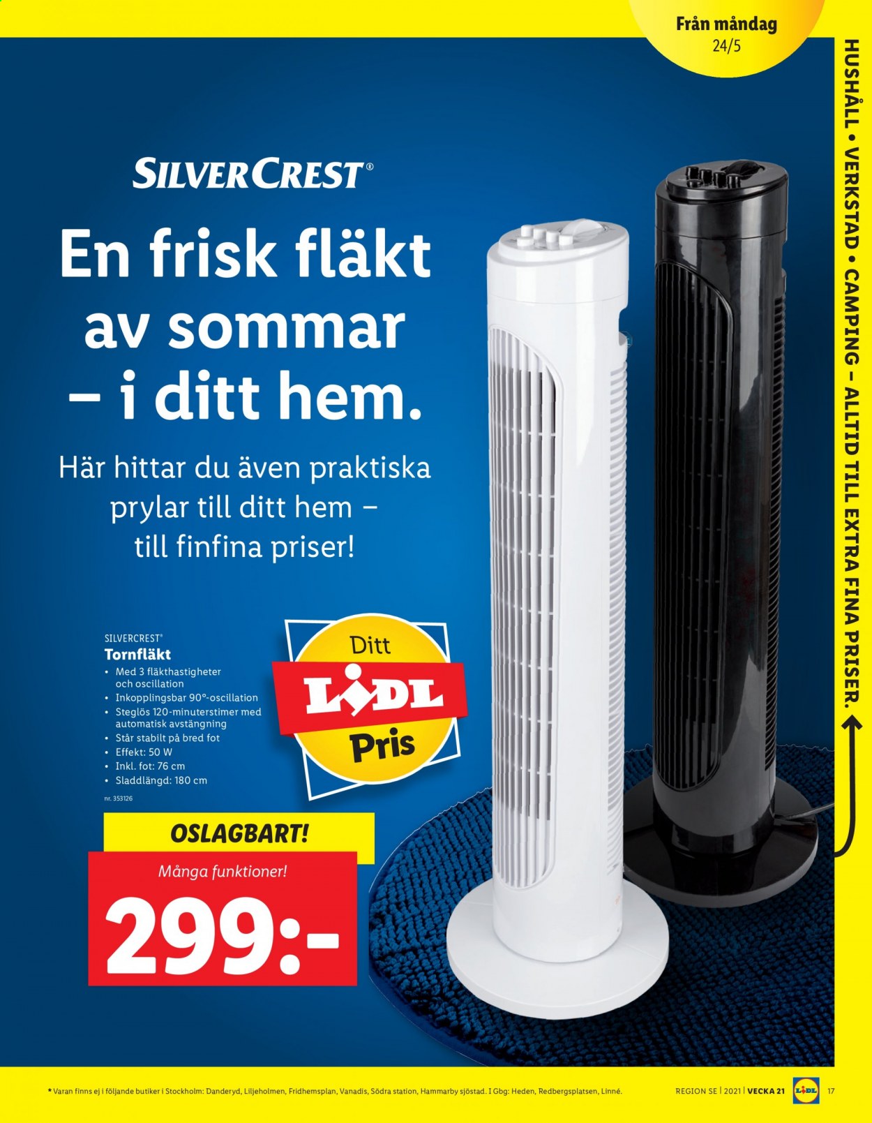 Lidl reklamblad - 24/5 2021 - 30/5 2021. Sida 17