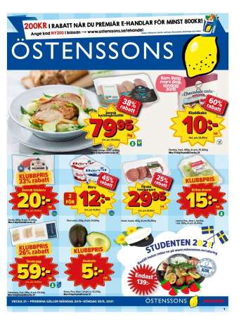 Östenssons reklamblad - 24/5 2021 - 30/5 2021.