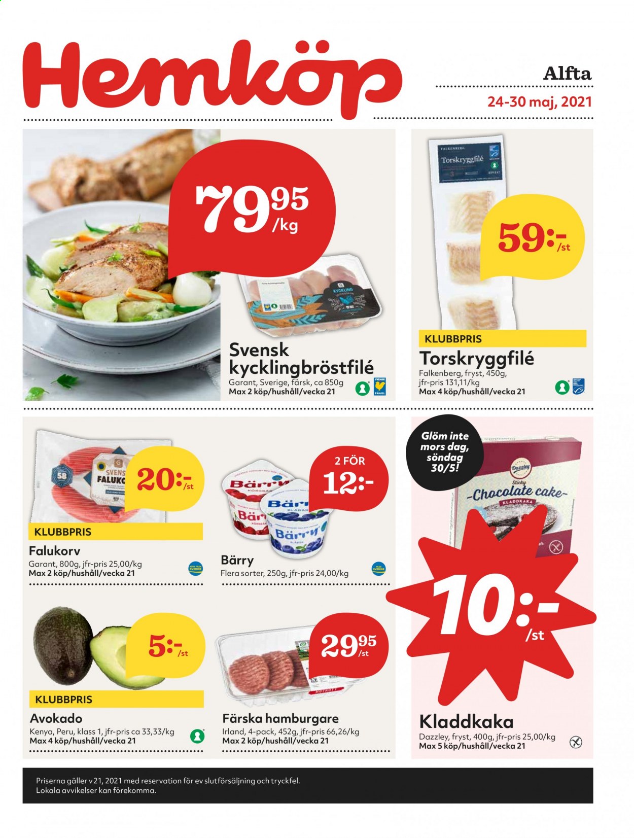 Hemköp reklamblad - 24/5 2021 - 30/5 2021. Sida 1