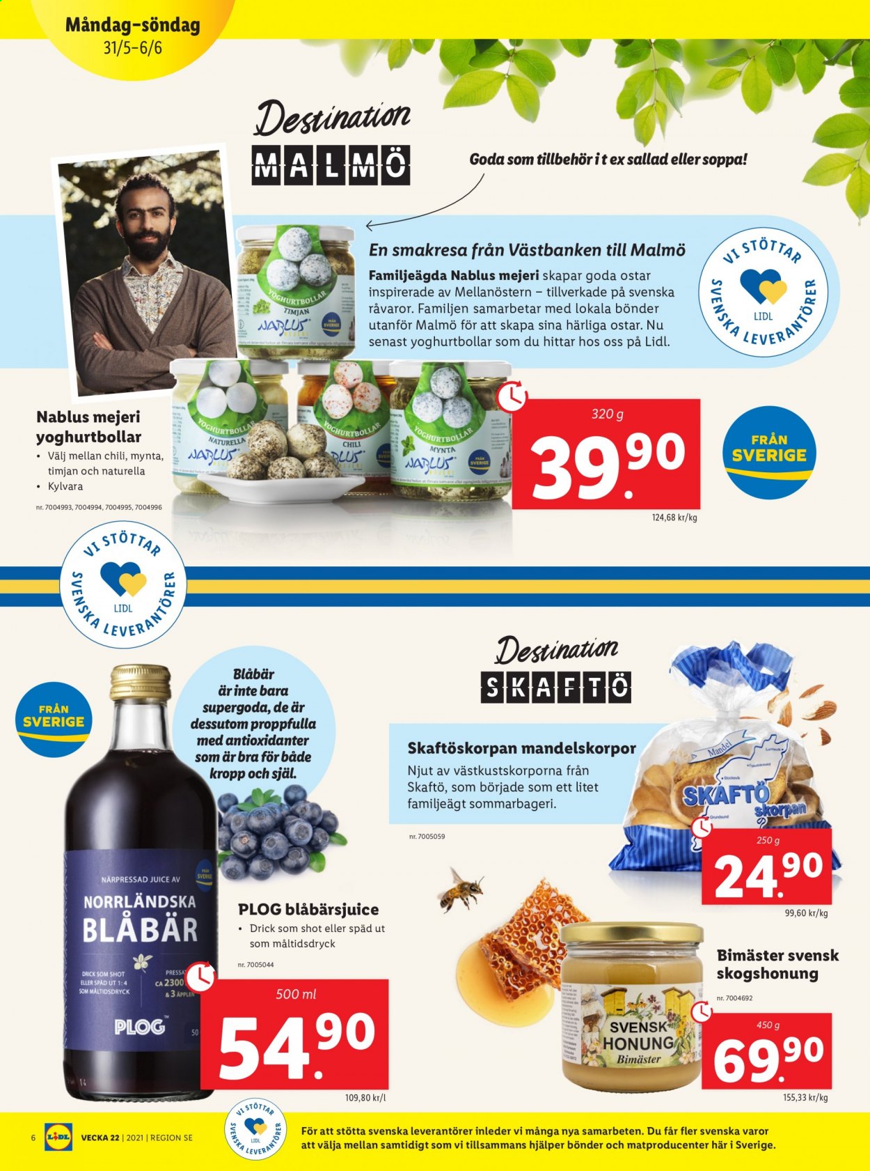 Lidl reklamblad - 31/5 2021 - 6/6 2021. Sida 6