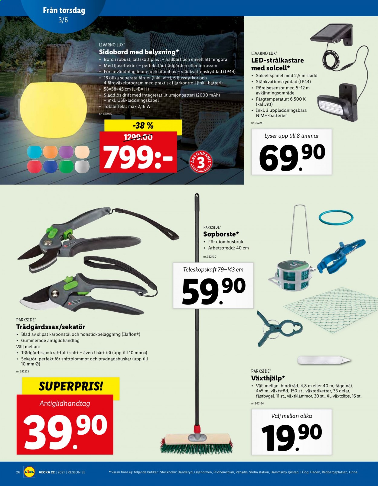 Lidl reklamblad - 31/5 2021 - 6/6 2021. Sida 26