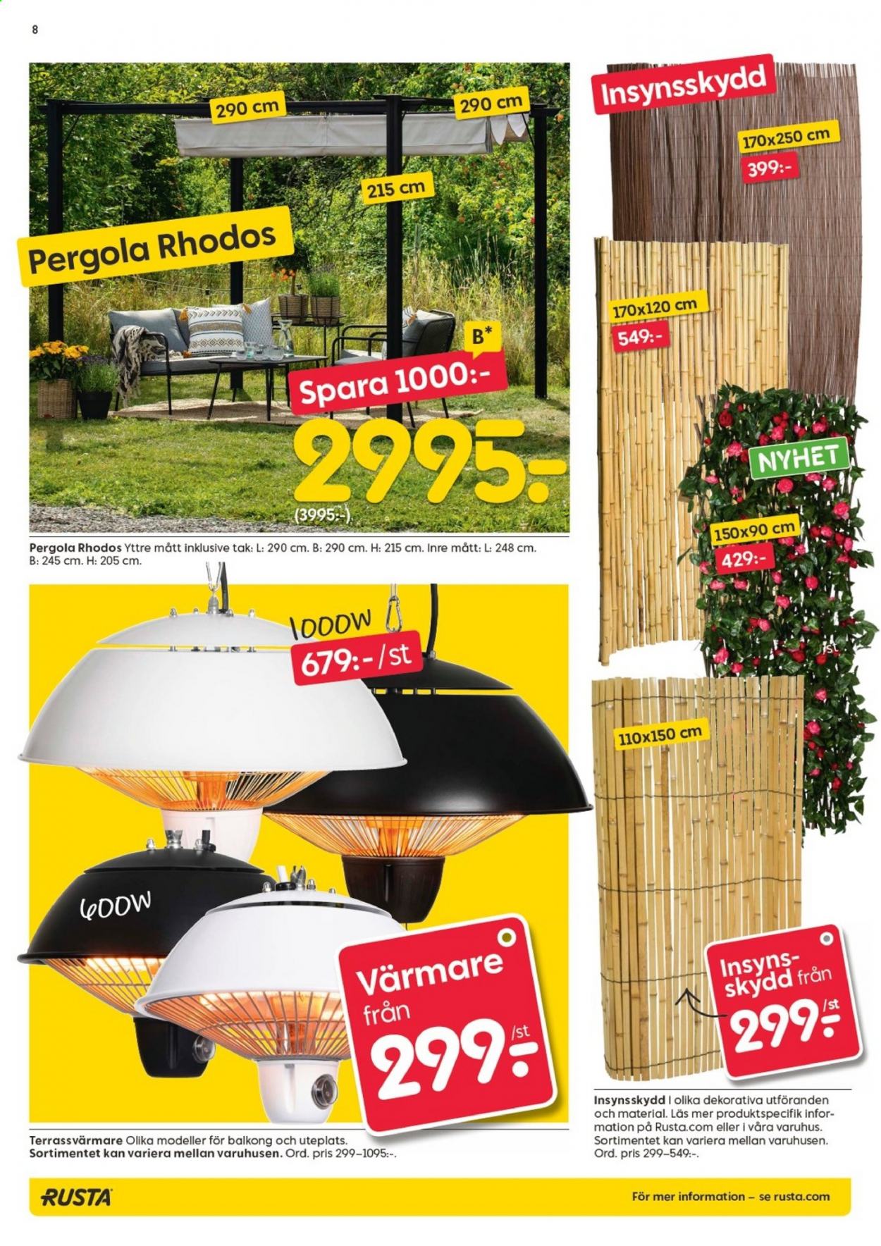 Rusta reklamblad - 24/5 2021 - 26/5 2021. Sida 8