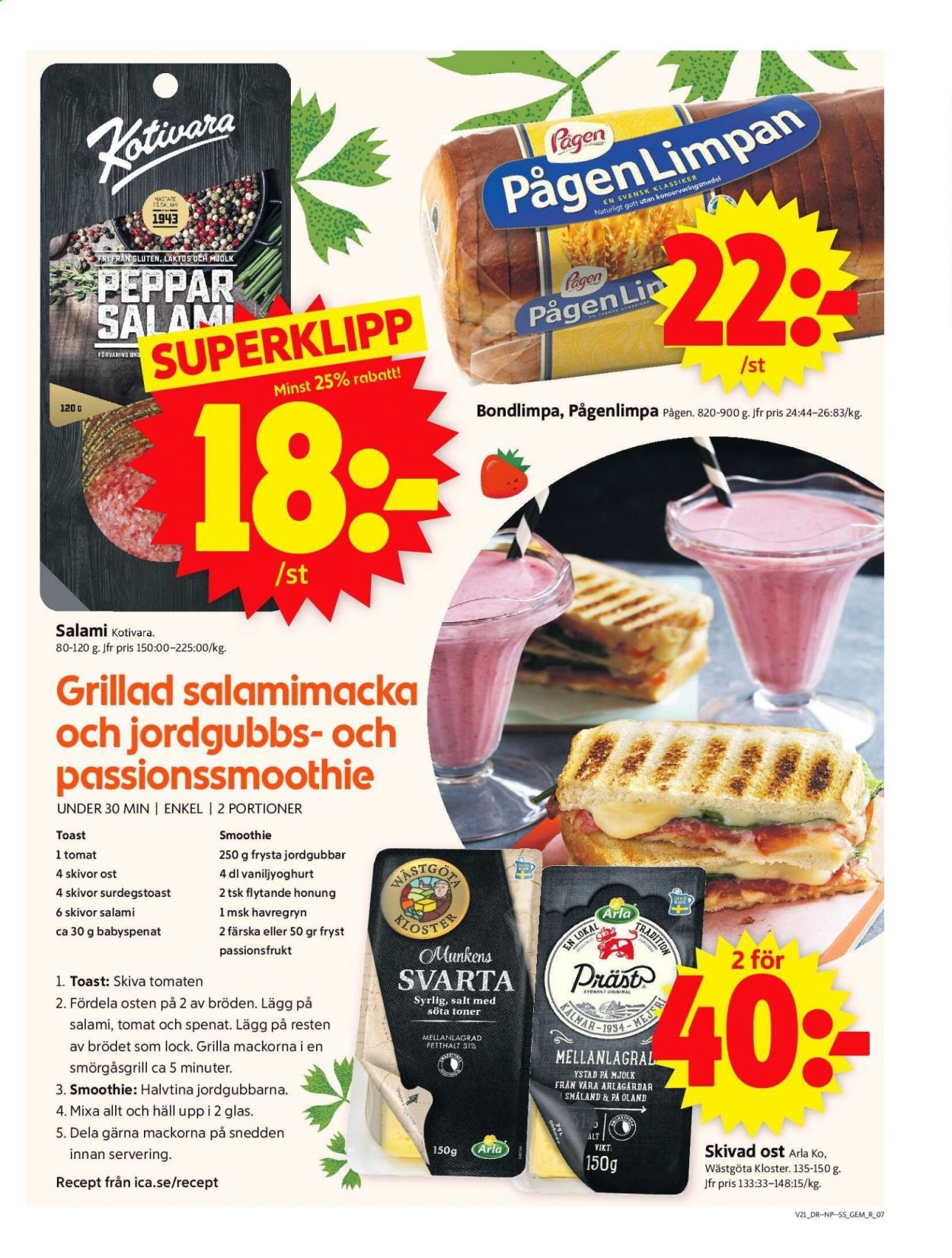 ICA reklamblad - 24/5 2021 - 30/5 2021. Sida 7