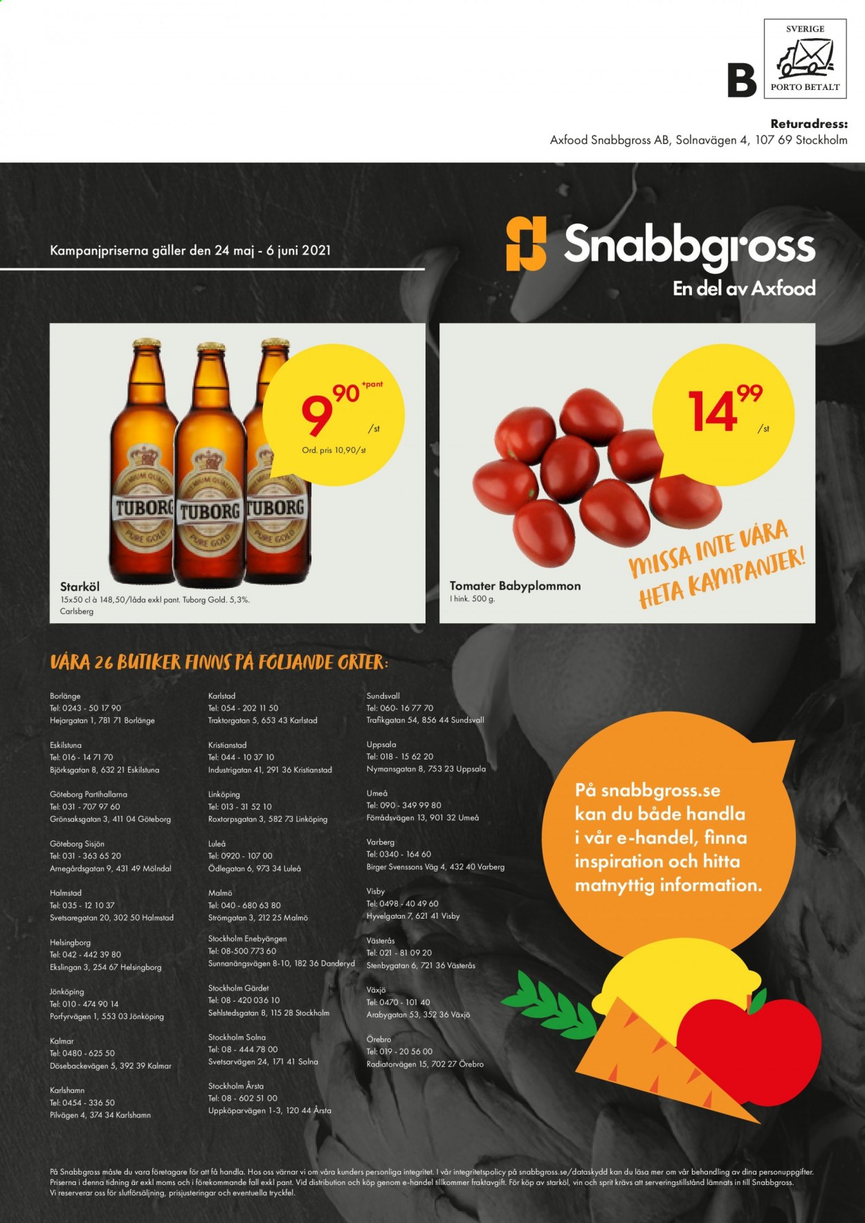 Snabbgross reklamblad - 24/5 2021 - 6/6 2021. Sida 16