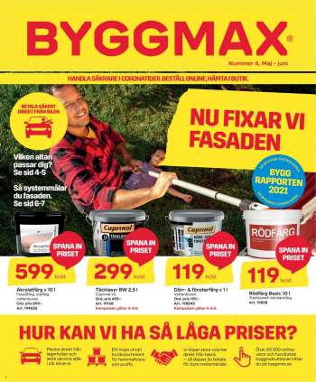 ByggMax reklamblad - 28/5 2021 - 13/6 2021.