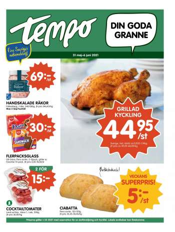 Tempo reklamblad - 31/5 2021 - 6/6 2021.