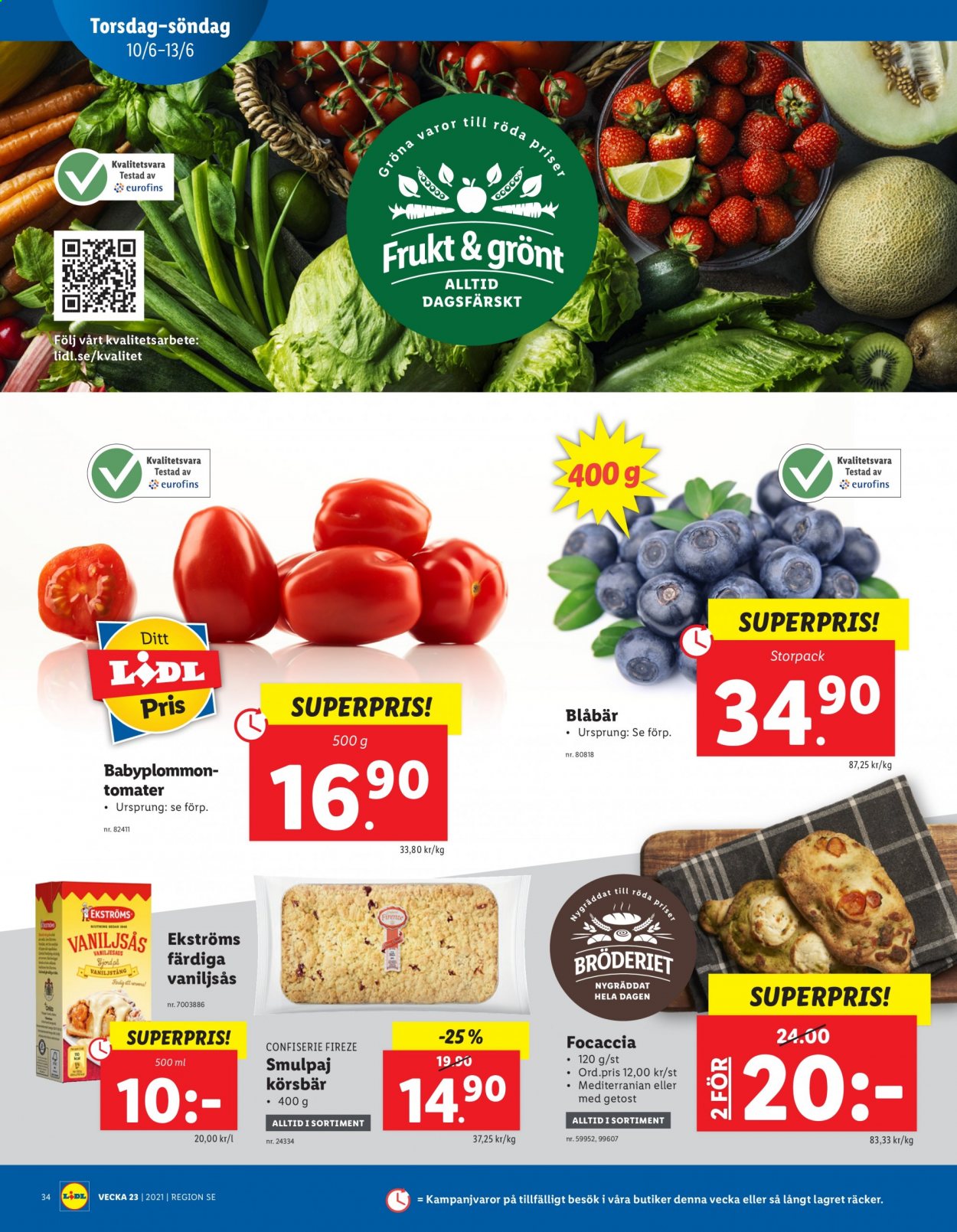 Lidl reklamblad - 7/6 2021 - 13/6 2021. Sida 34