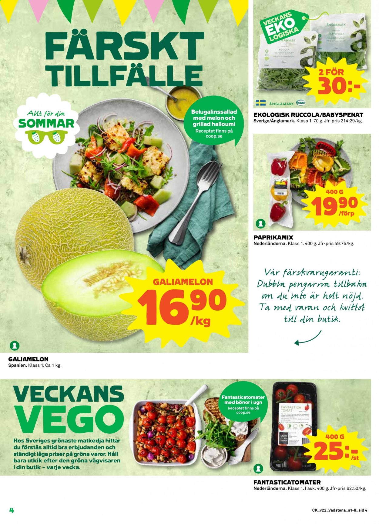 Coop reklamblad - 31/5 2021 - 6/6 2021. Sida 4