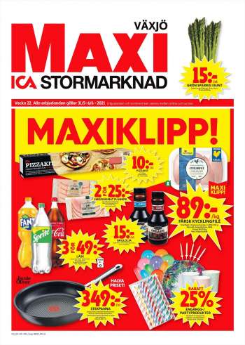 ICA reklamblad - 31/5 2021 - 6/6 2021.