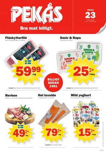 Pekås reklamblad - 7/6 2021 - 13/6 2021.