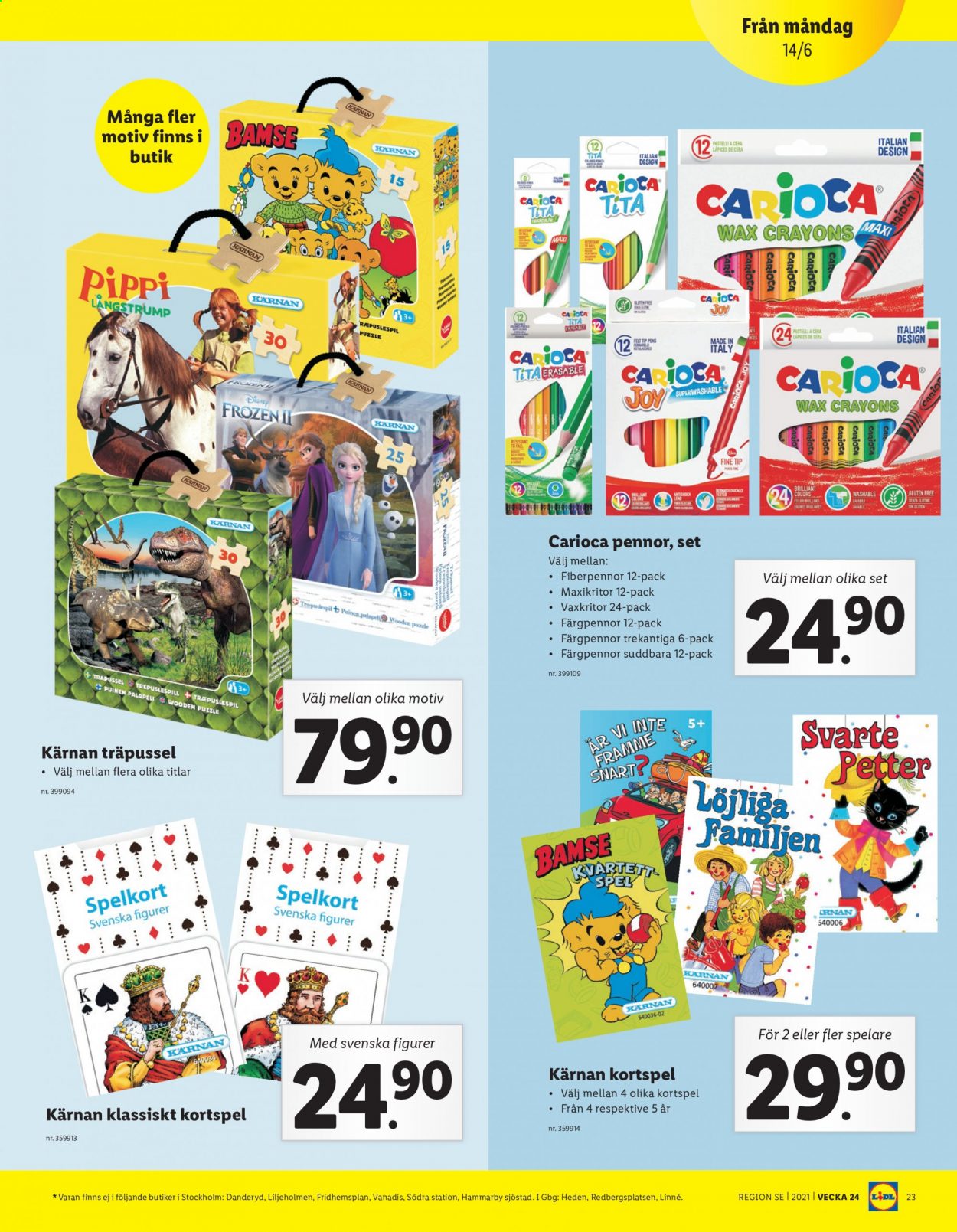 Lidl reklamblad - 14/6 2021 - 20/6 2021. Sida 23