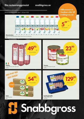 Axfood Snabbgross reklamblad - 7/6 2021 - 20/6 2021.