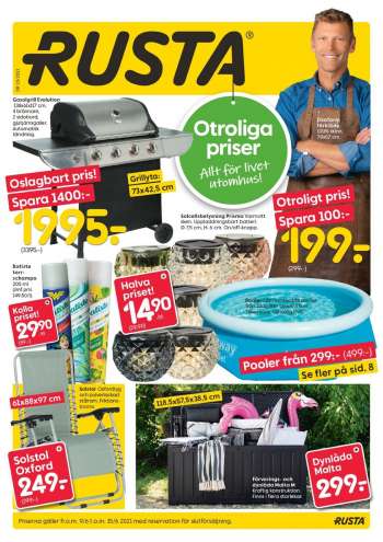 Rusta reklamblad - 9/6 2021 - 15/6 2021.