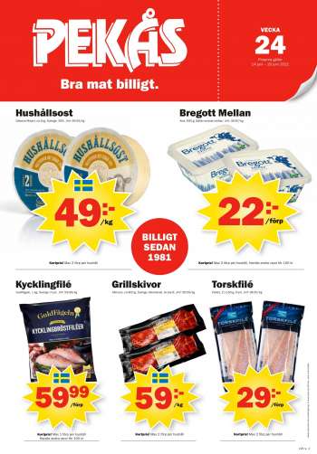 Pekås reklamblad - 14/6 2021 - 20/6 2021.