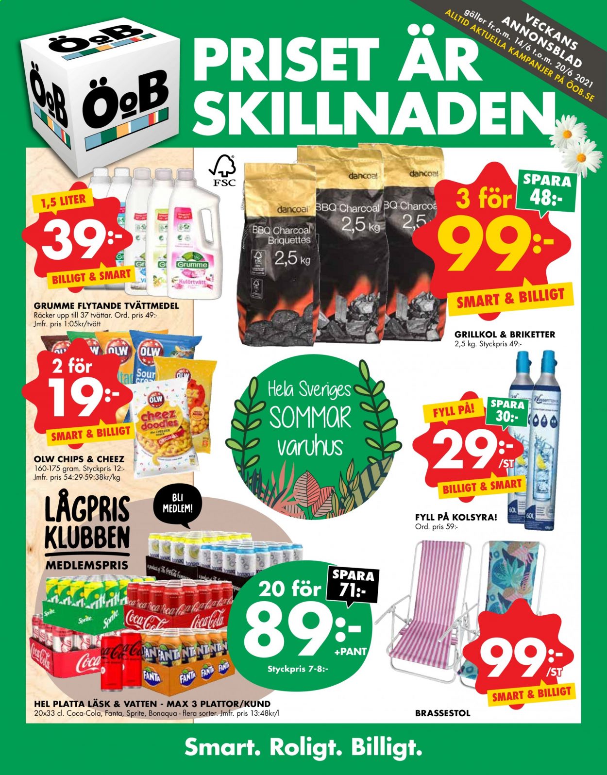 ÖoB reklamblad - 14/6 2021 - 20/6 2021. Sida 1