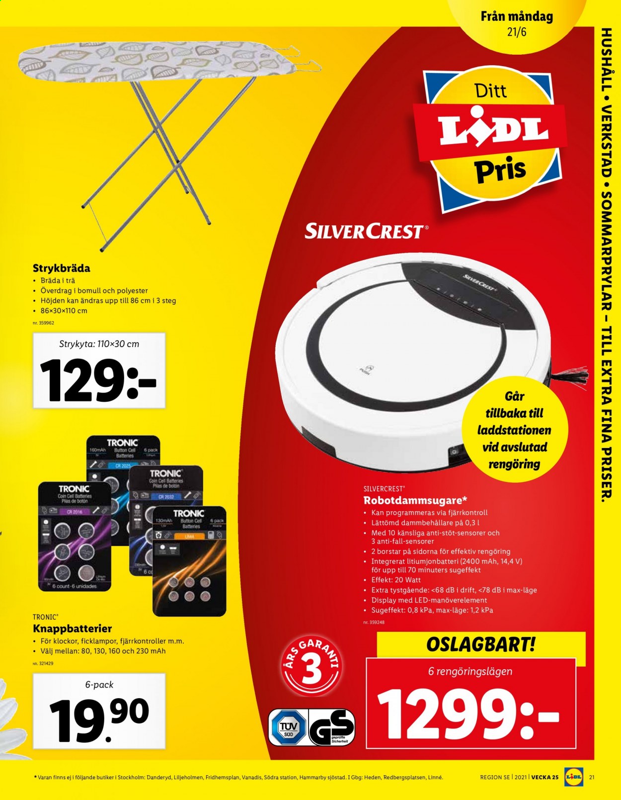 Lidl reklamblad - 21/6 2021 - 27/6 2021. Sida 21