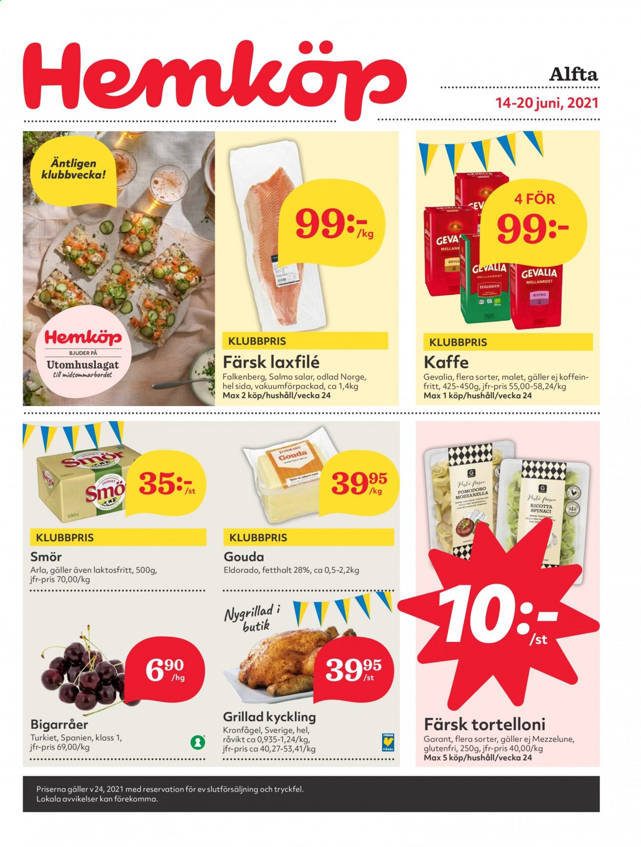 Hemköp reklamblad - 14/6 2021 - 20/6 2021. Sida 1