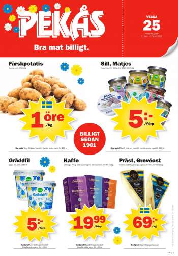 Pekås reklamblad - 21/6 2021 - 27/6 2021.