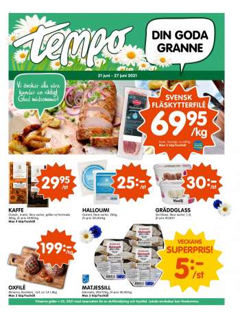 Tempo reklamblad - 21/6 2021 - 27/6 2021.