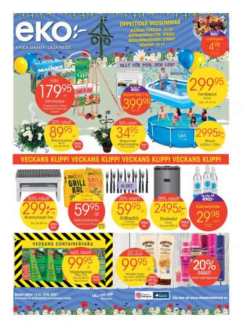 EKO reklamblad - 21/6 2021 - 27/6 2021.