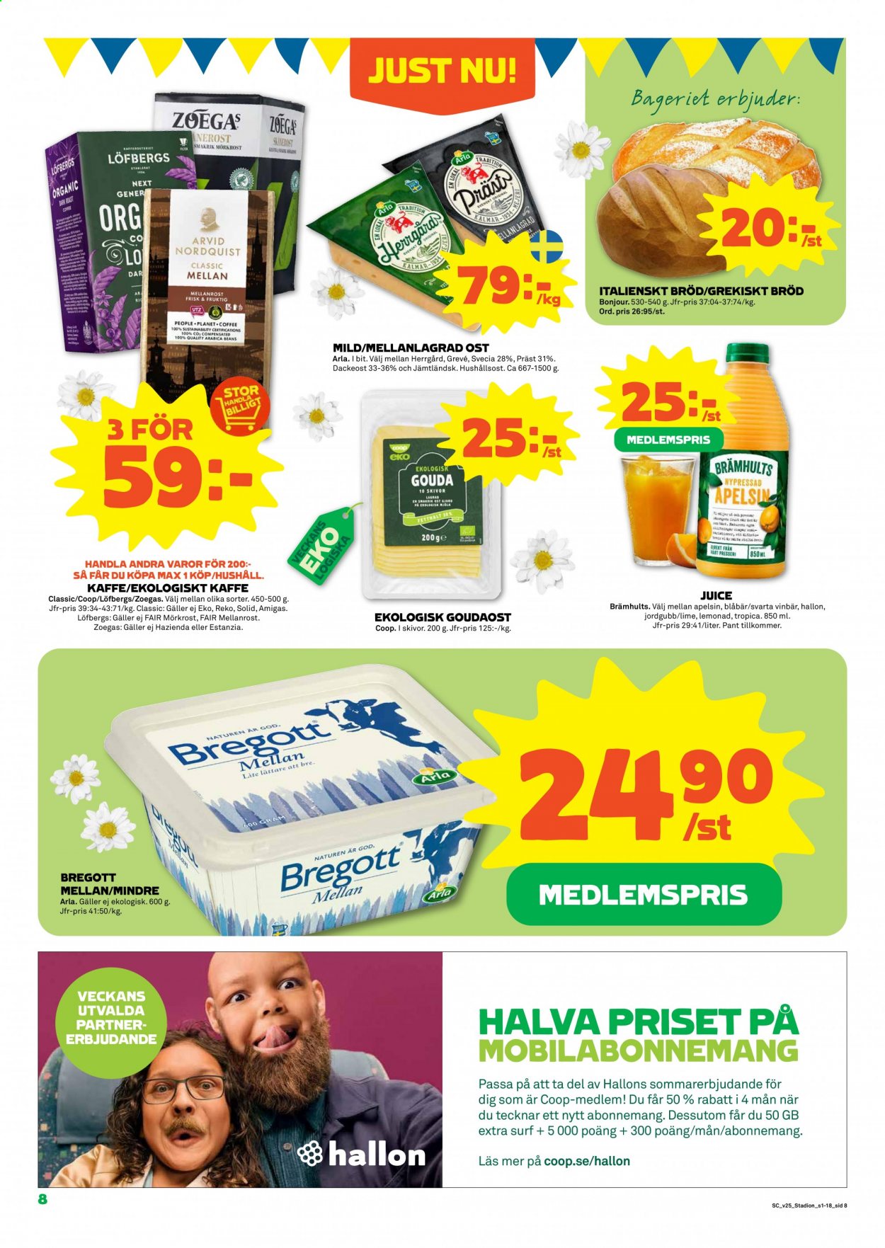 Coop reklamblad - 21/6 2021 - 27/6 2021. Sida 8