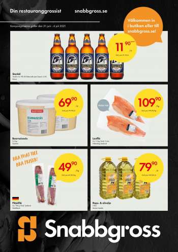 Axfood Snabbgross reklamblad - 21/6 2021 - 4/7 2021.