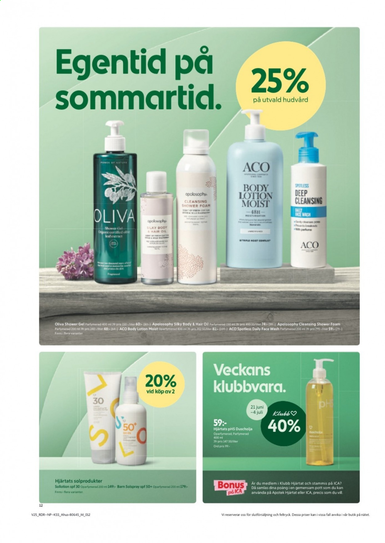 ICA reklamblad - 21/6 2021 - 27/6 2021. Sida 12