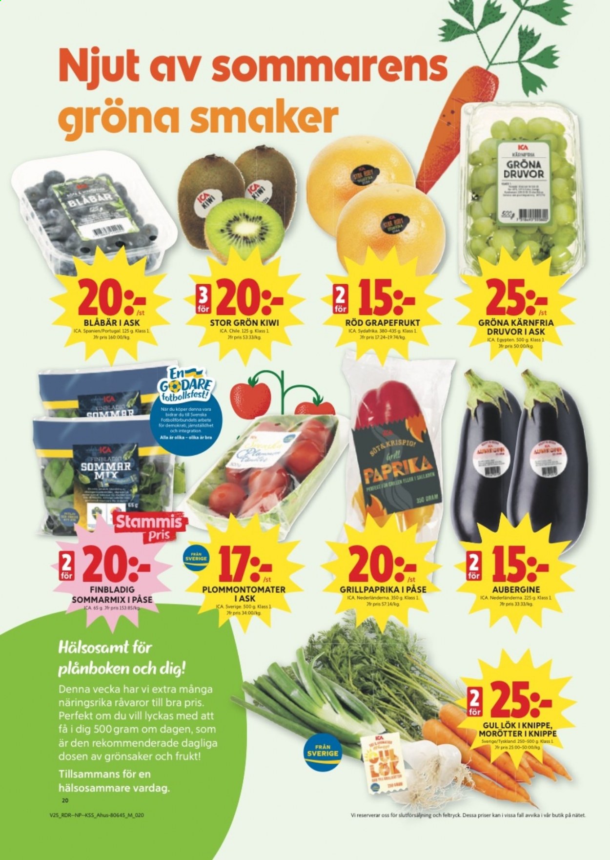 ICA reklamblad - 21/6 2021 - 27/6 2021. Sida 20