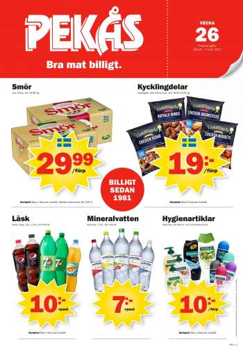 Pekås reklamblad - 28/6 2021 - 4/7 2021.